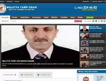 Tablet Screenshot of malatyatabip.org